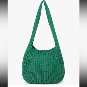 Crochet Shoulder Tote Bag NWT